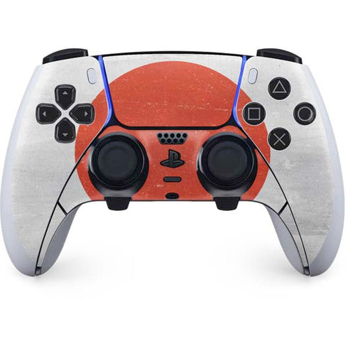 Japanese Flag Distressed PlayStation PS5 Skins